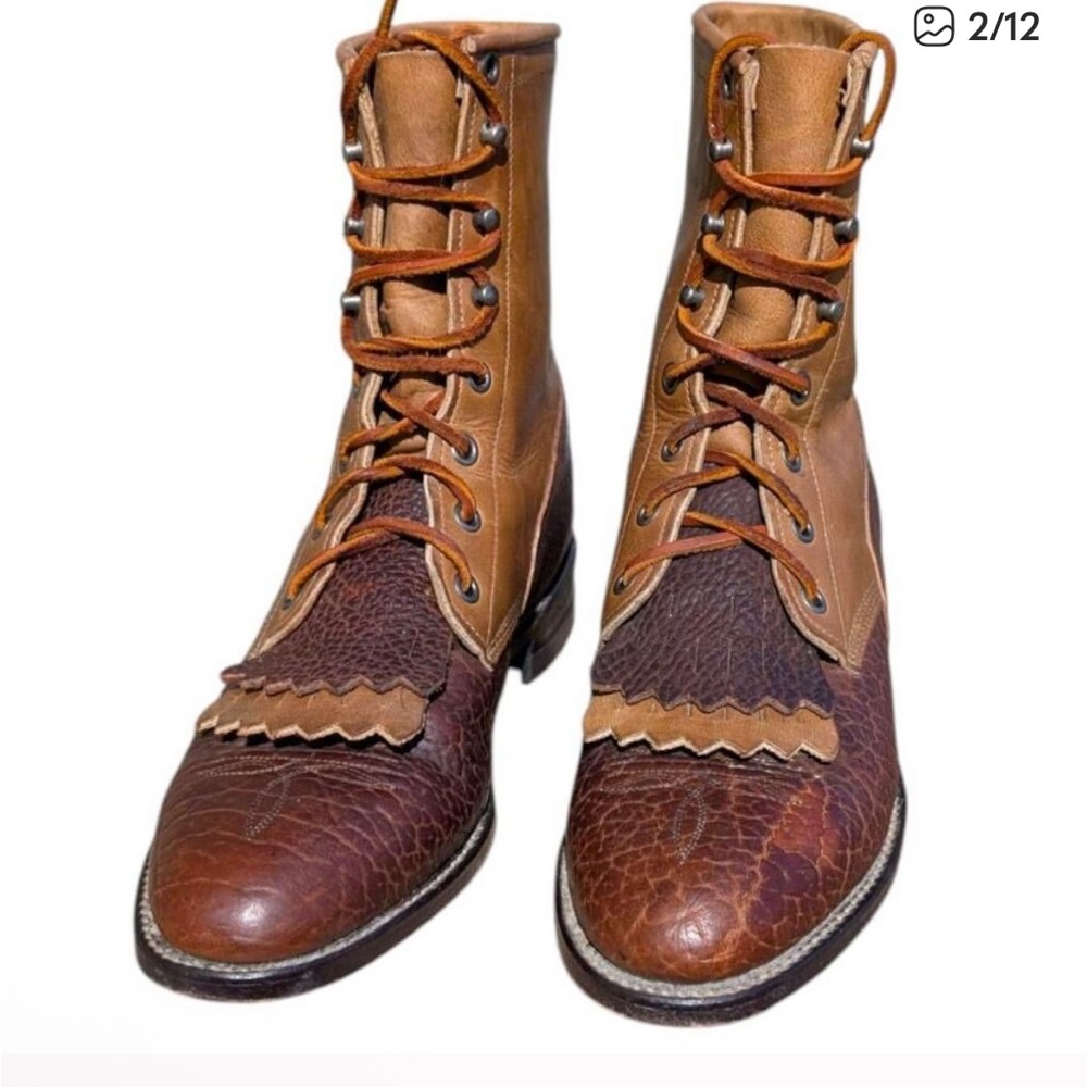 Justin Boots Classic Tan Leather Footwear